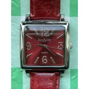 Joan Rivers Gold Watch with Interchangeable Cover Colors OS Fits All Vintage Joan Rivers Watch Omega Chain Coil Goldtone Wrap  main image 3